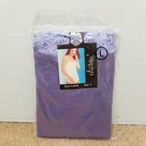 Eva Cervantes top Large NWT cami floral lace trim Y2K lingerie VINTAGE Y2K